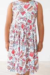 SALE Red, White & BBQ Tank Twirl Dress - Mila & Rose ® - Flyclothing LLC