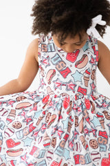 SALE Red, White & BBQ Tank Twirl Dress - Mila & Rose ® - Flyclothing LLC