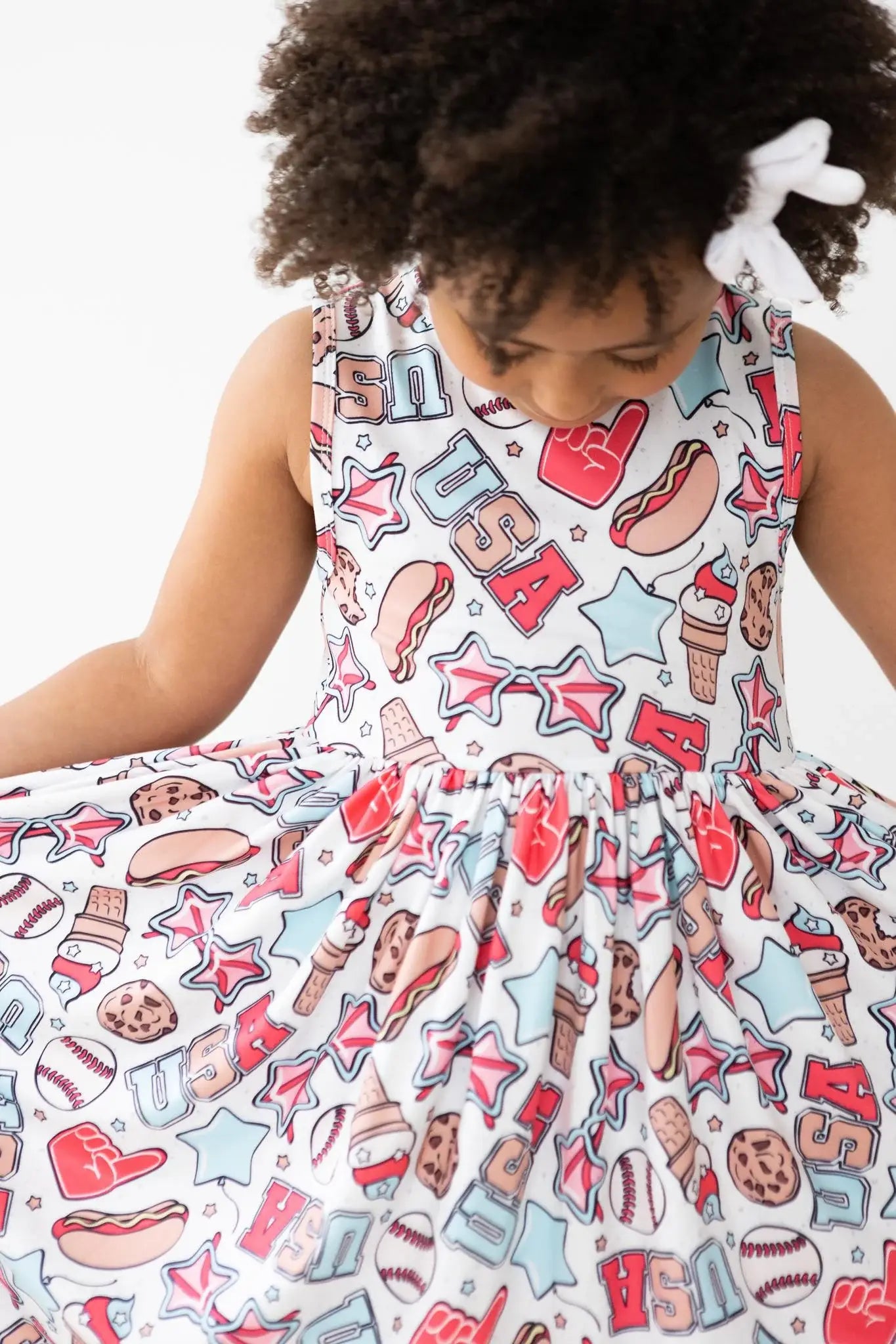 SALE Red, White & BBQ Tank Twirl Dress - Mila & Rose ® - Flyclothing LLC