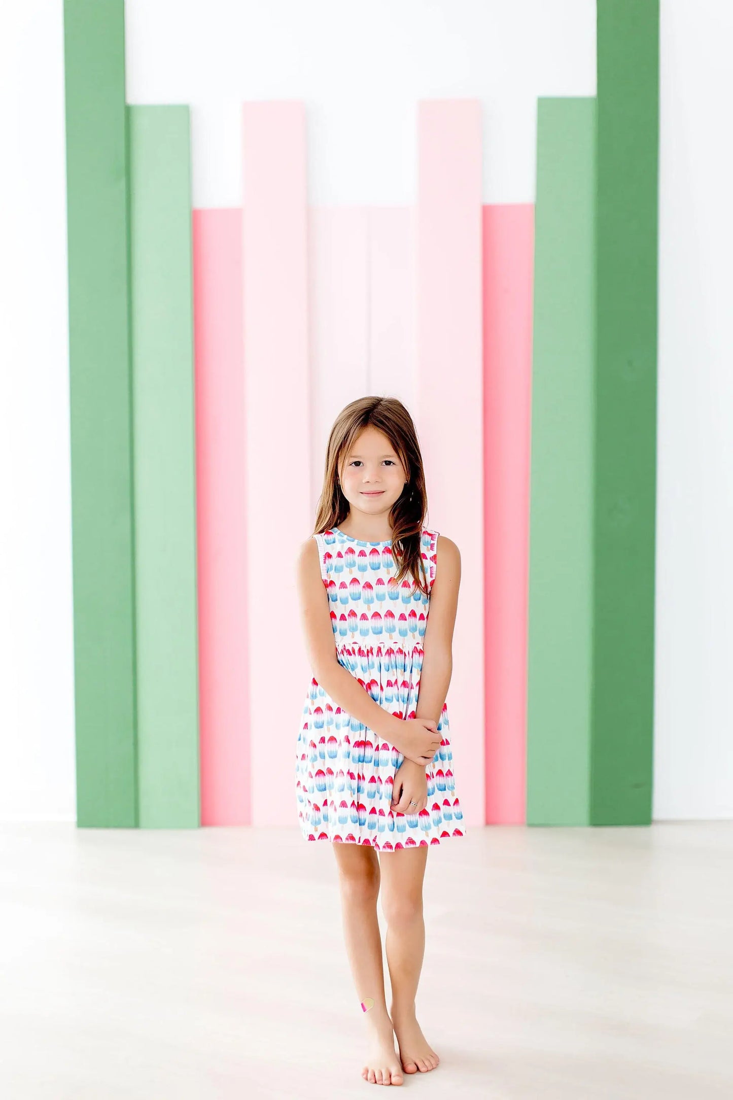 Red, White & Cute Tank Twirl Dress - Mila & Rose ® - Flyclothing LLC