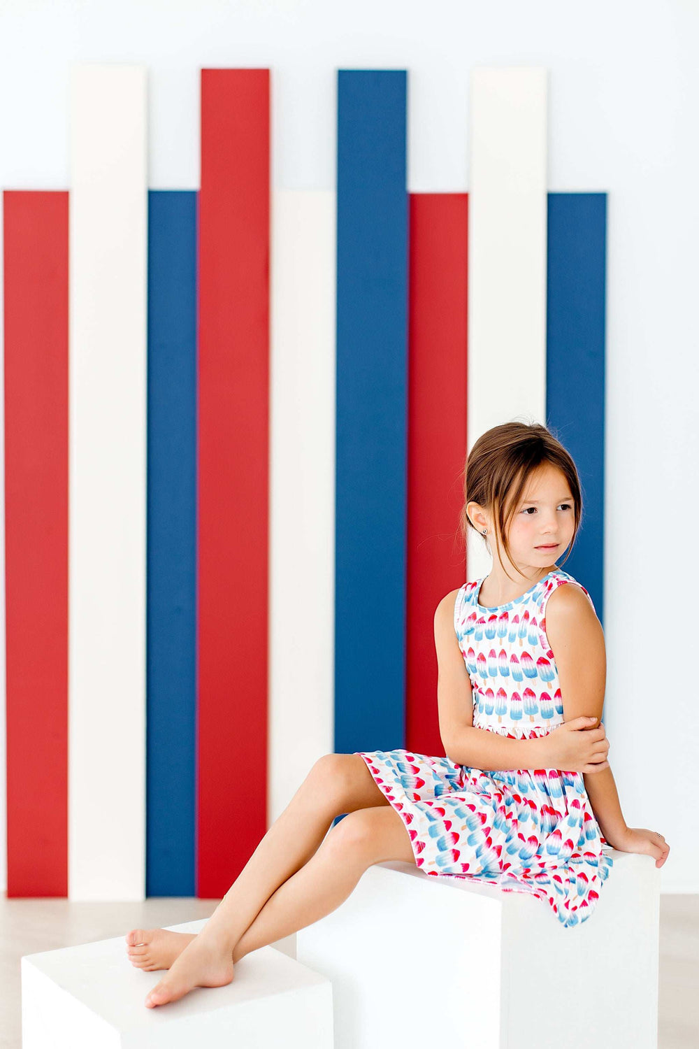 Red, White & Cute Tank Twirl Dress - Mila & Rose ® - Flyclothing LLC