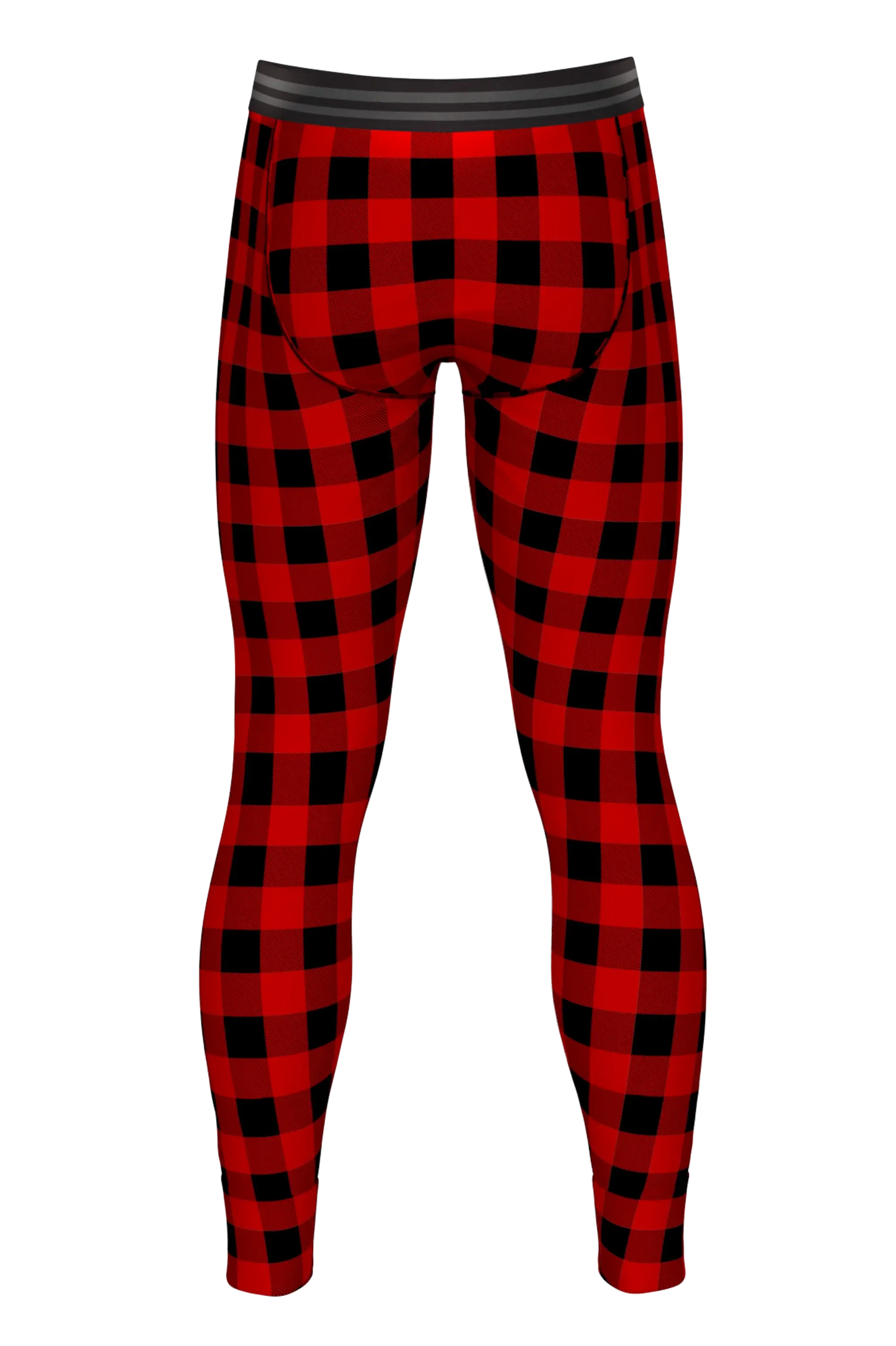 The Red & Black Lumberjack | Buffalo Check Ball Hammock® Long Johns - Shinesty - Flyclothing LLC