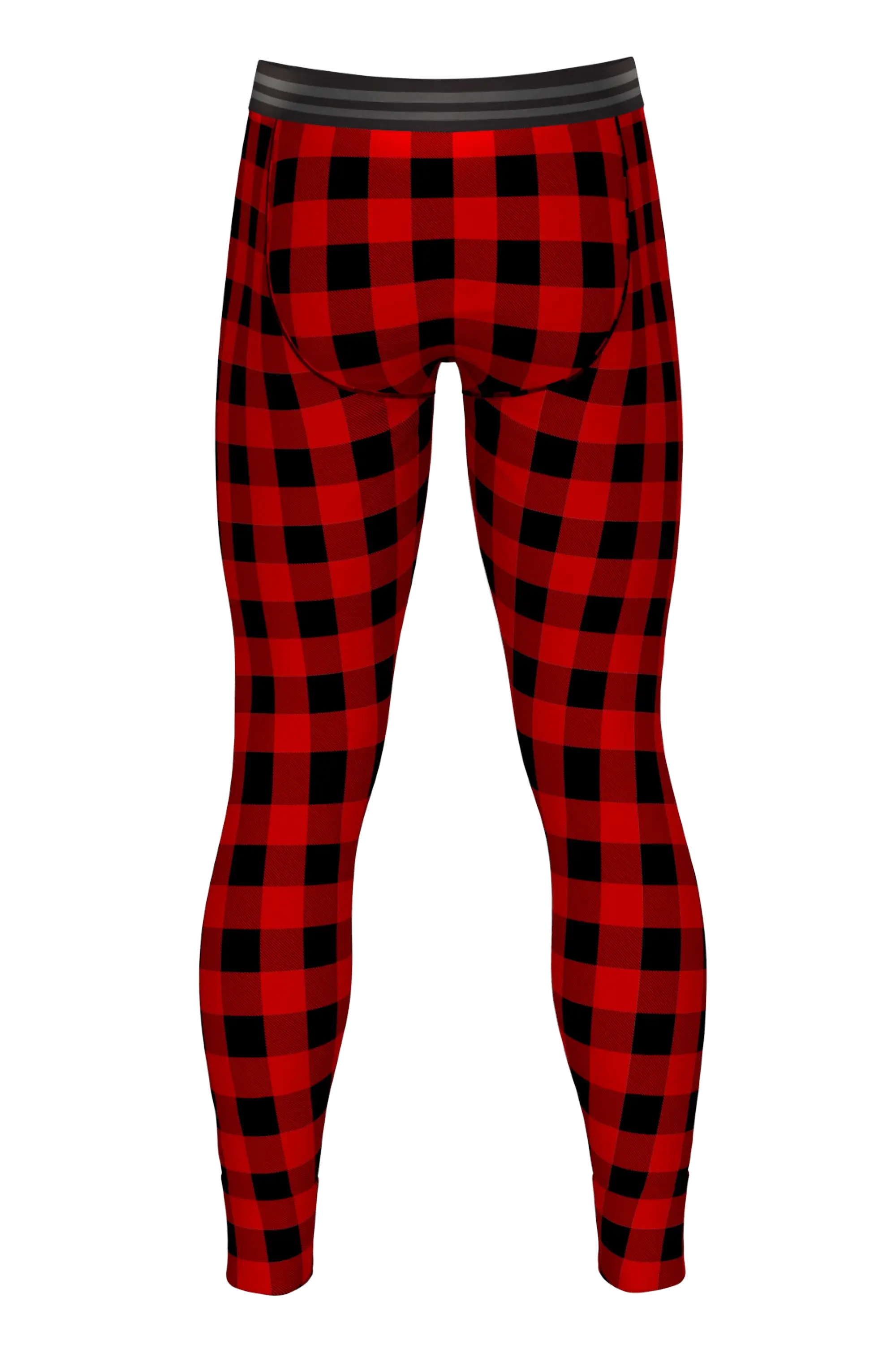 The Red & Black Lumberjack | Buffalo Check Ball Hammock® Long Johns - Shinesty - Flyclothing LLC
