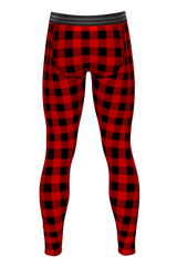 The Red & Black Lumberjack | Buffalo Check Ball Hammock® Long Johns - Shinesty