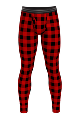 The Red & Black Lumberjack | Buffalo Check Ball Hammock® Long Johns - Shinesty - Flyclothing LLC