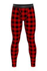 The Red & Black Lumberjack | Buffalo Check Ball Hammock® Long Johns - Shinesty
