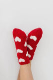 Red/Coconut Heart Cozy Socks - Mila & Rose ®