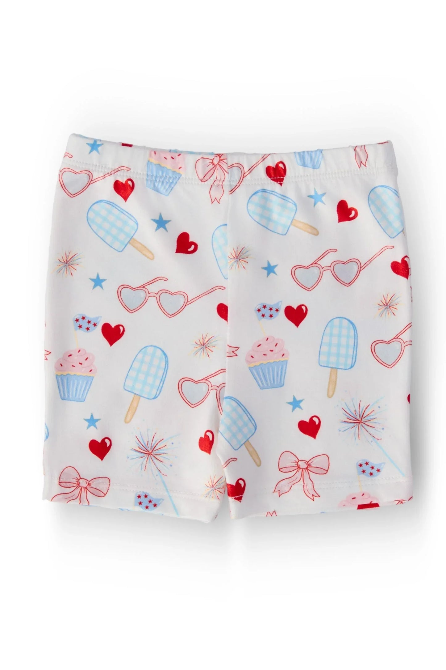 Red, White & Sweet Twirl Shorts - Mila & Rose ® - Flyclothing LLC