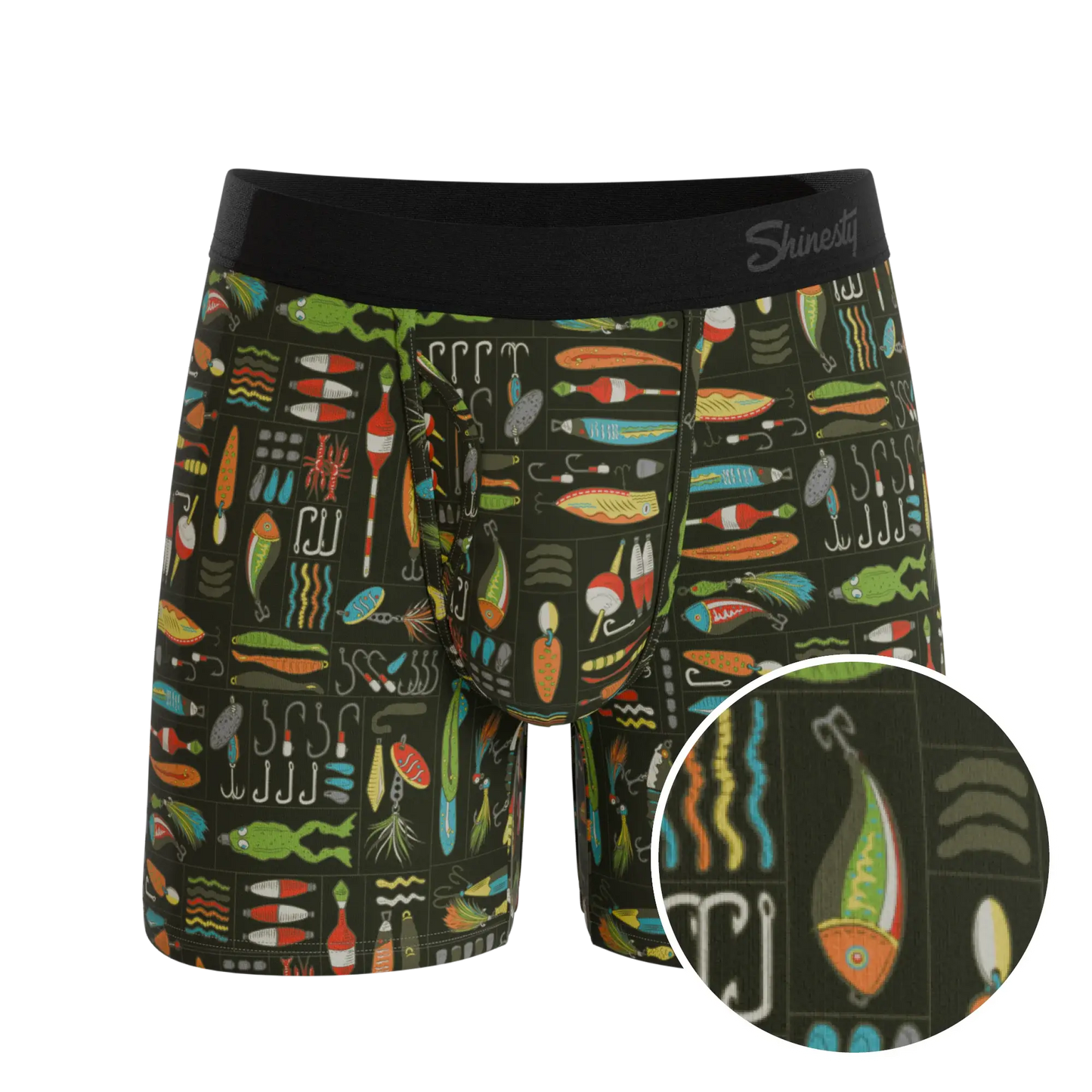 The Reel Nice | Bait Box Ball Hammock® Pouch Underwear With Fly - Shinesty - Flyclothing LLC