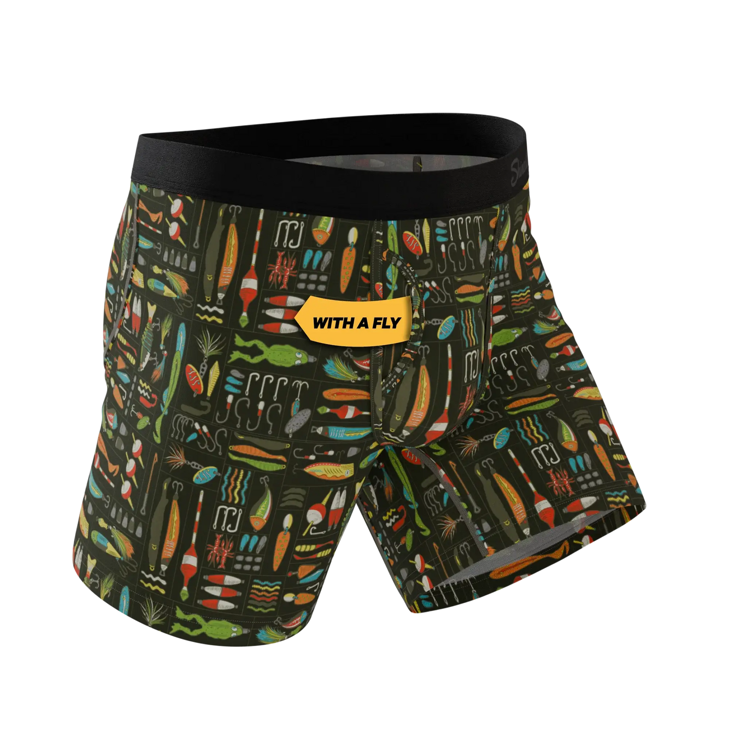 The Reel Nice | Bait Box Ball Hammock® Pouch Underwear With Fly - Shinesty - Flyclothing LLC