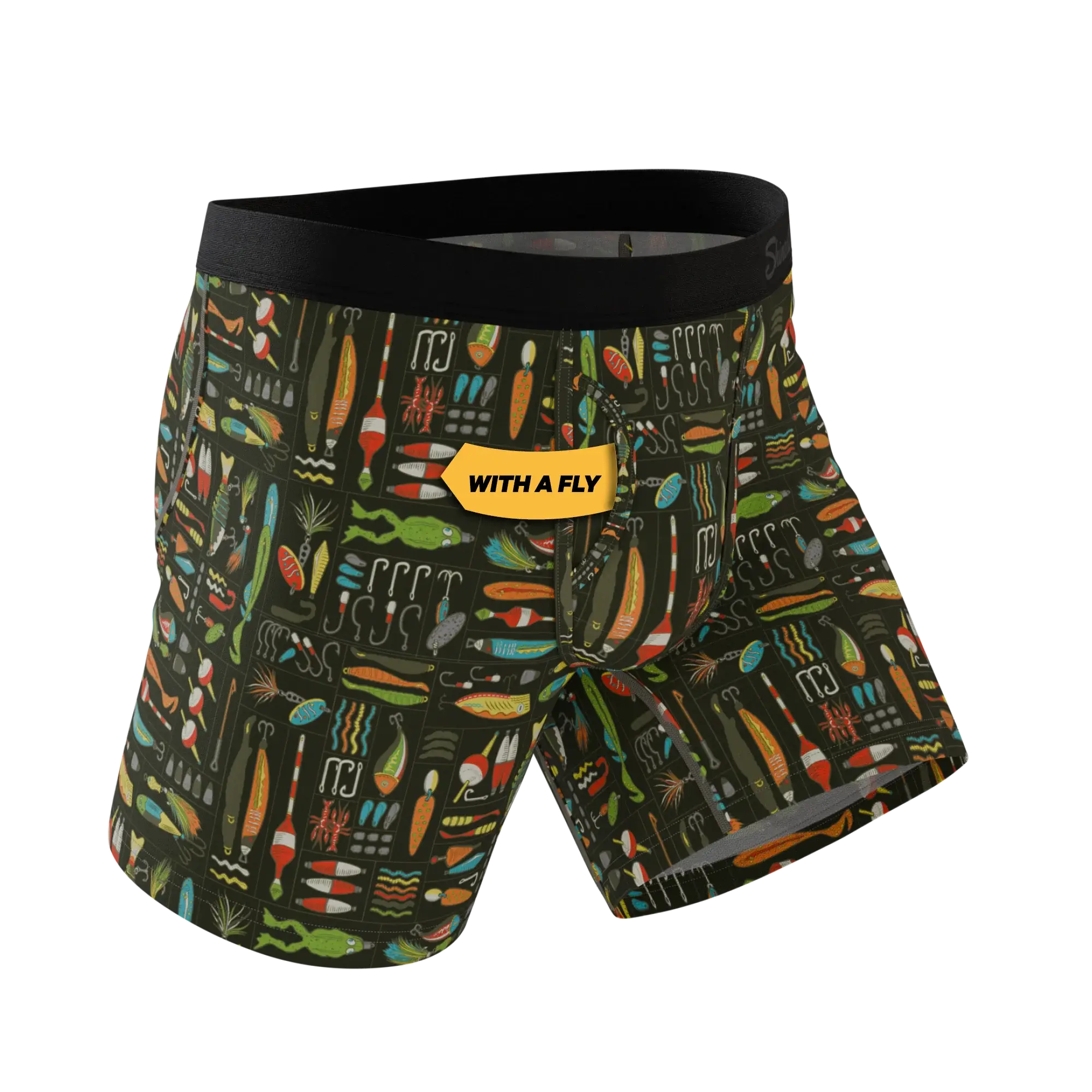 The Reel Nice | Bait Box Ball Hammock® Pouch Underwear With Fly - Shinesty - Flyclothing LLC