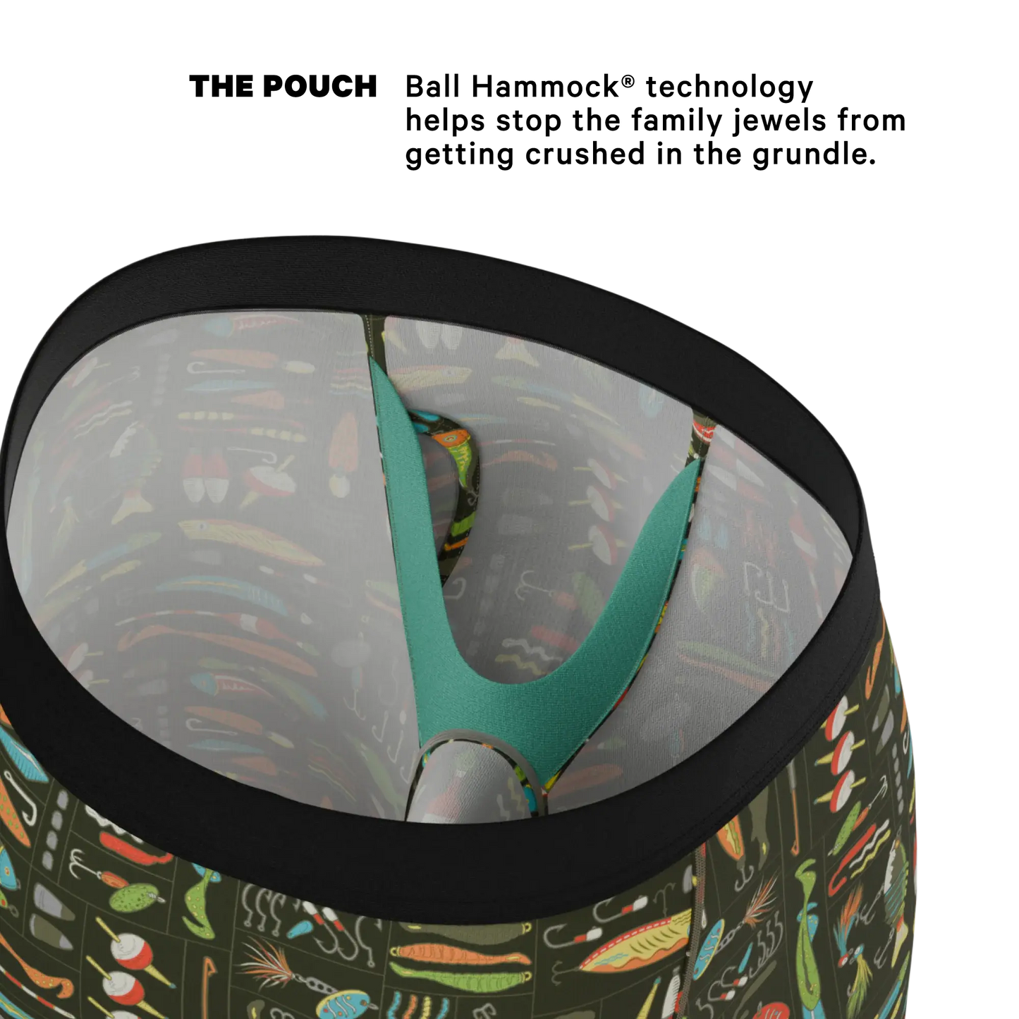 The Reel Nice | Bait Box Long Leg Ball Hammock® Pouch Underwear With Fly - Shinesty - Flyclothing LLC