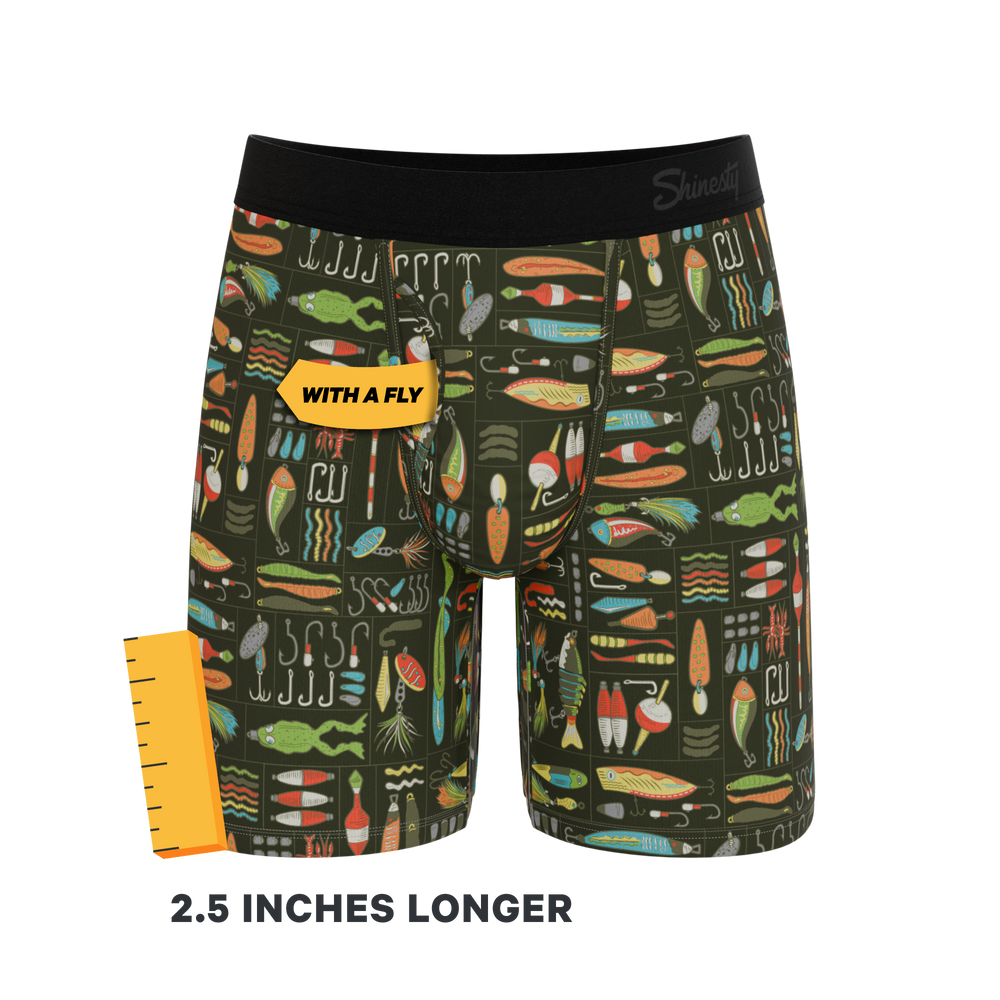 The Reel Nice | Bait Box Long Leg Ball Hammock® Pouch Underwear With Fly - Shinesty - Flyclothing LLC