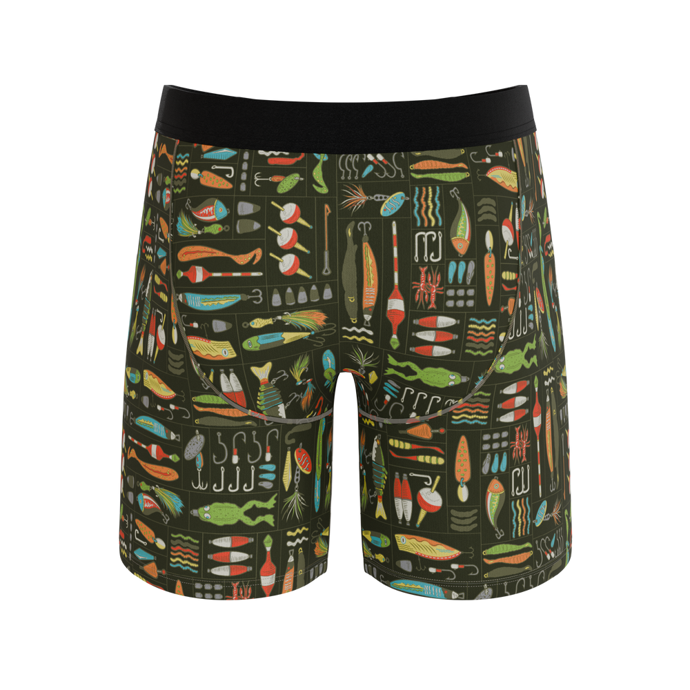 The Reel Nice | Bait Box Long Leg Ball Hammock® Pouch Underwear With Fly - Shinesty - Flyclothing LLC
