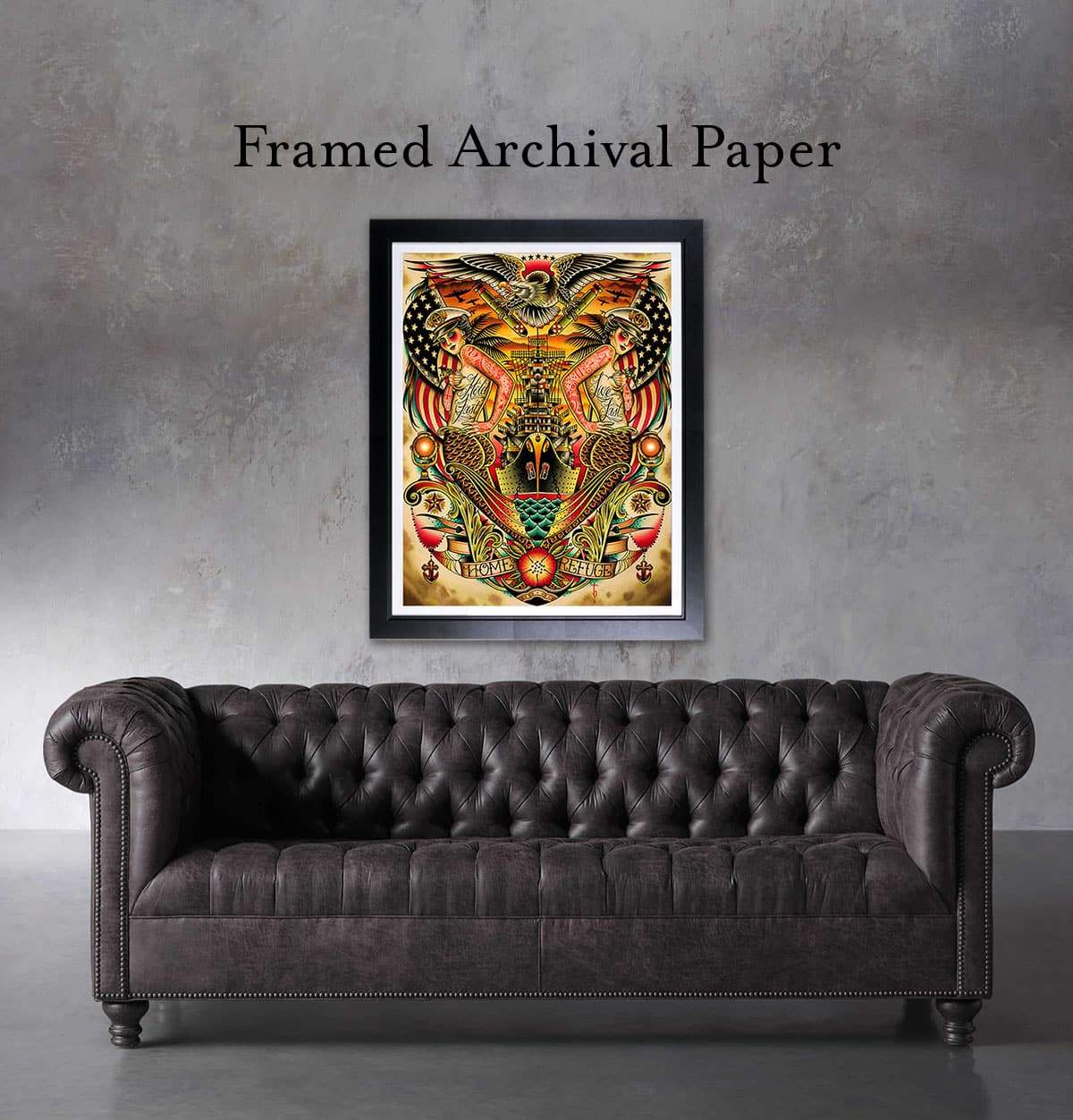 Black Market Art Company Refuge Print - Black Market Art Company - Flyclothing LLC