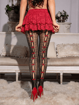 Sweetheart Striped Tights