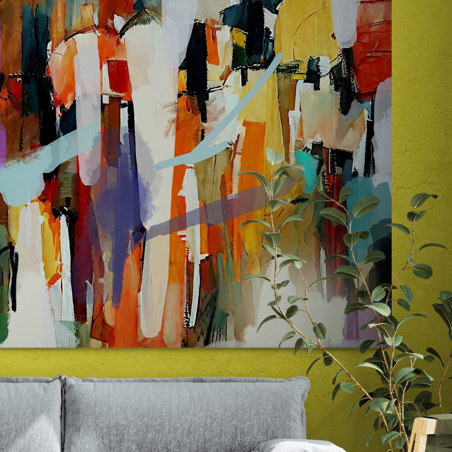 Canvas Print: "Resonant Hues" - Tailored Canvases - Flyclothing LLC