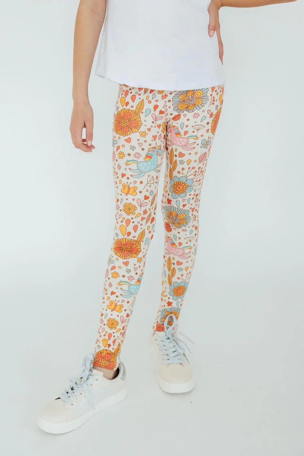 Retro Unicorns Leggings - Mila & Rose ® - Flyclothing LLC