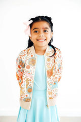 Retro Unicorns Satin Jacket - Mila & Rose ® - Flyclothing LLC