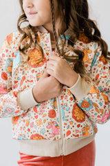 Retro Unicorns Satin Jacket - Mila & Rose ® - Flyclothing LLC