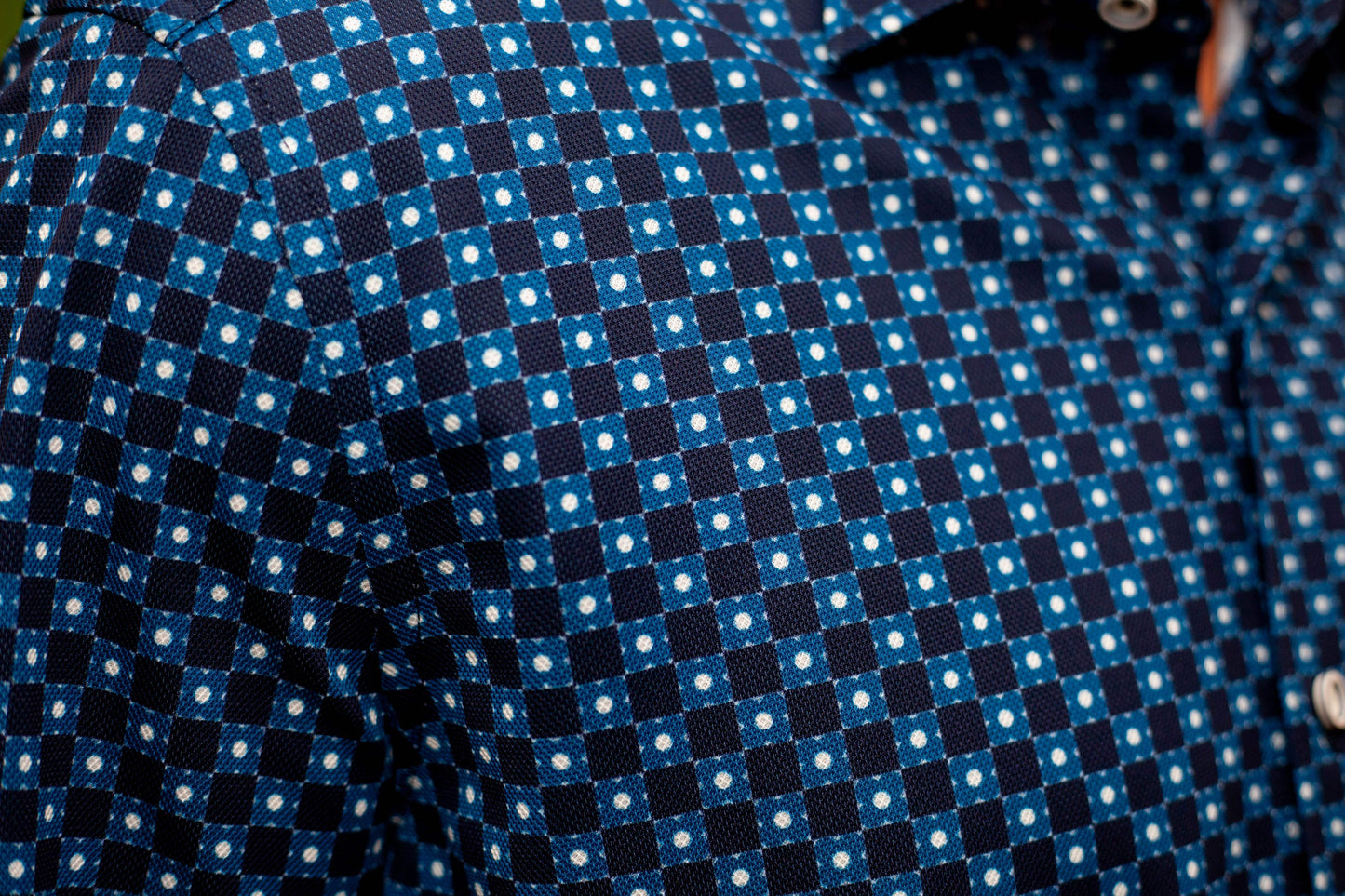 Retro Blues Long Sleeve Tech Shirt - Buki - Flyclothing LLC