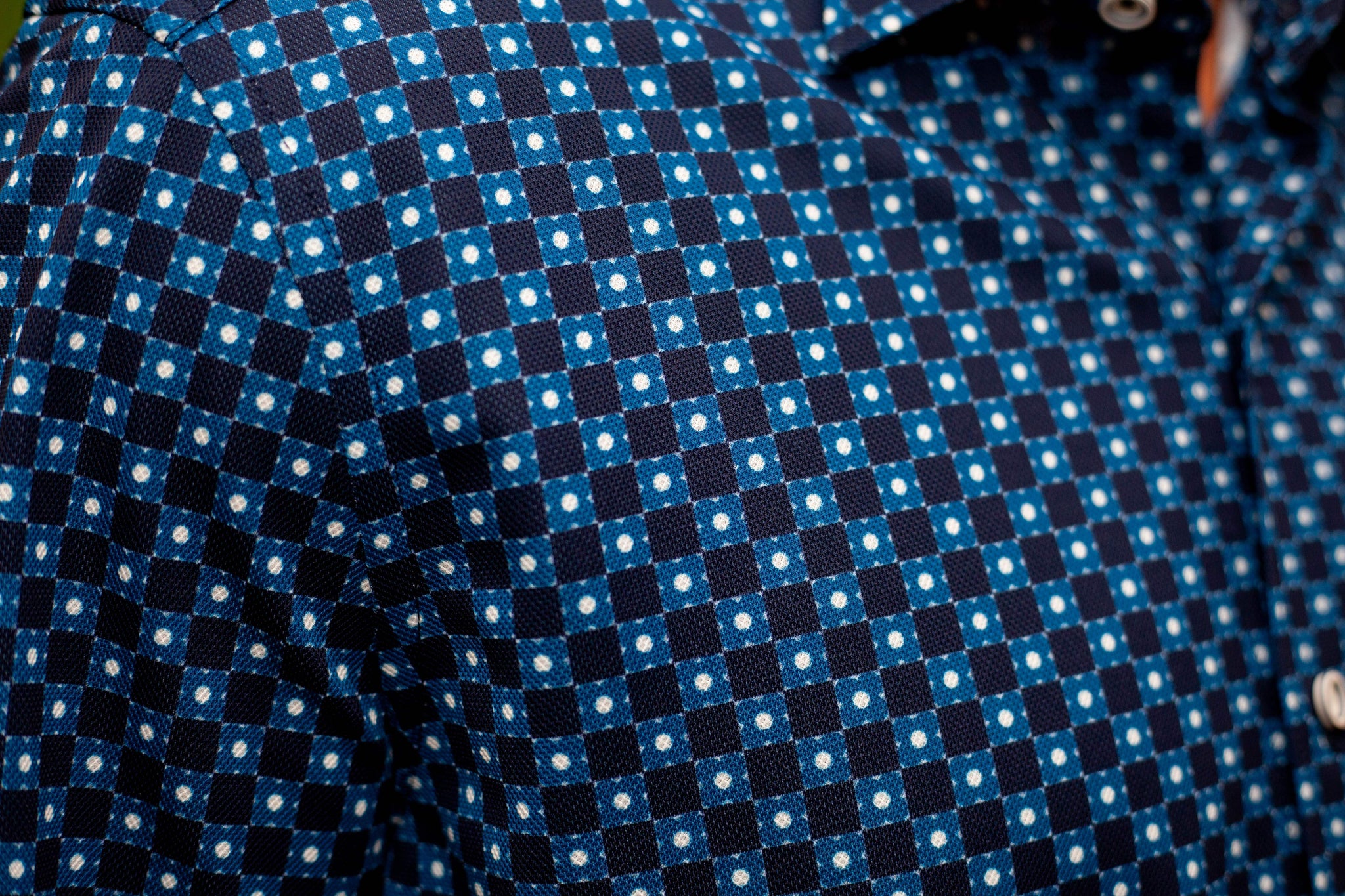 Retro Blues Long Sleeve Tech Shirt - Buki - Flyclothing LLC