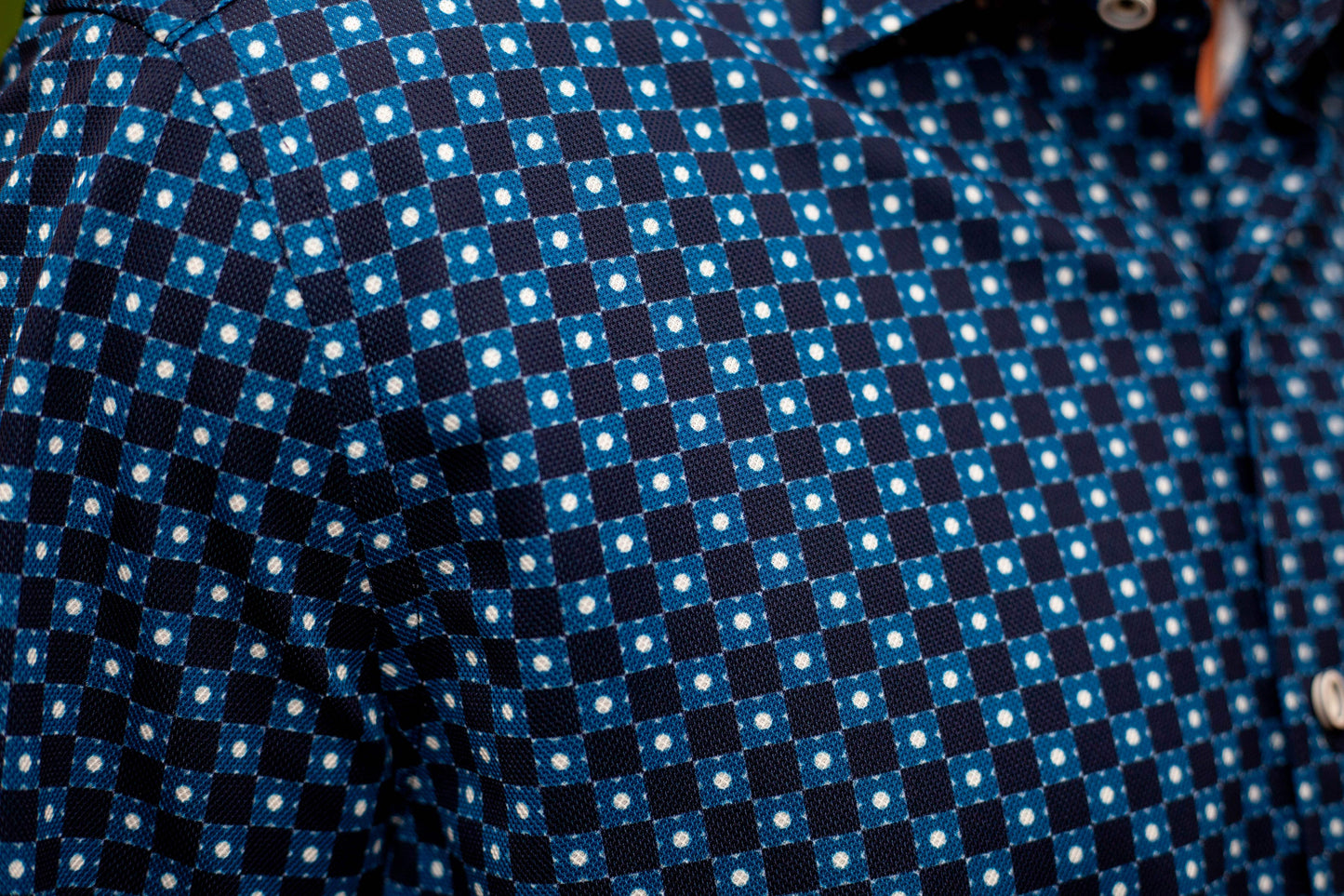 Retro Blues Long Sleeve Tech Shirt - Buki - Flyclothing LLC