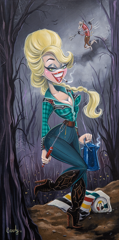 Black Market Art Company Return of the Demon Dog Print