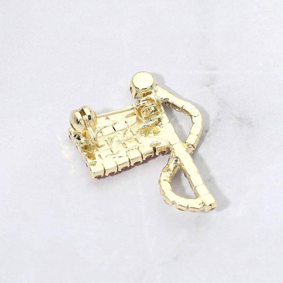 Rhinestone American USA Flag Pin Brooch - Madeline Love - Flyclothing LLC