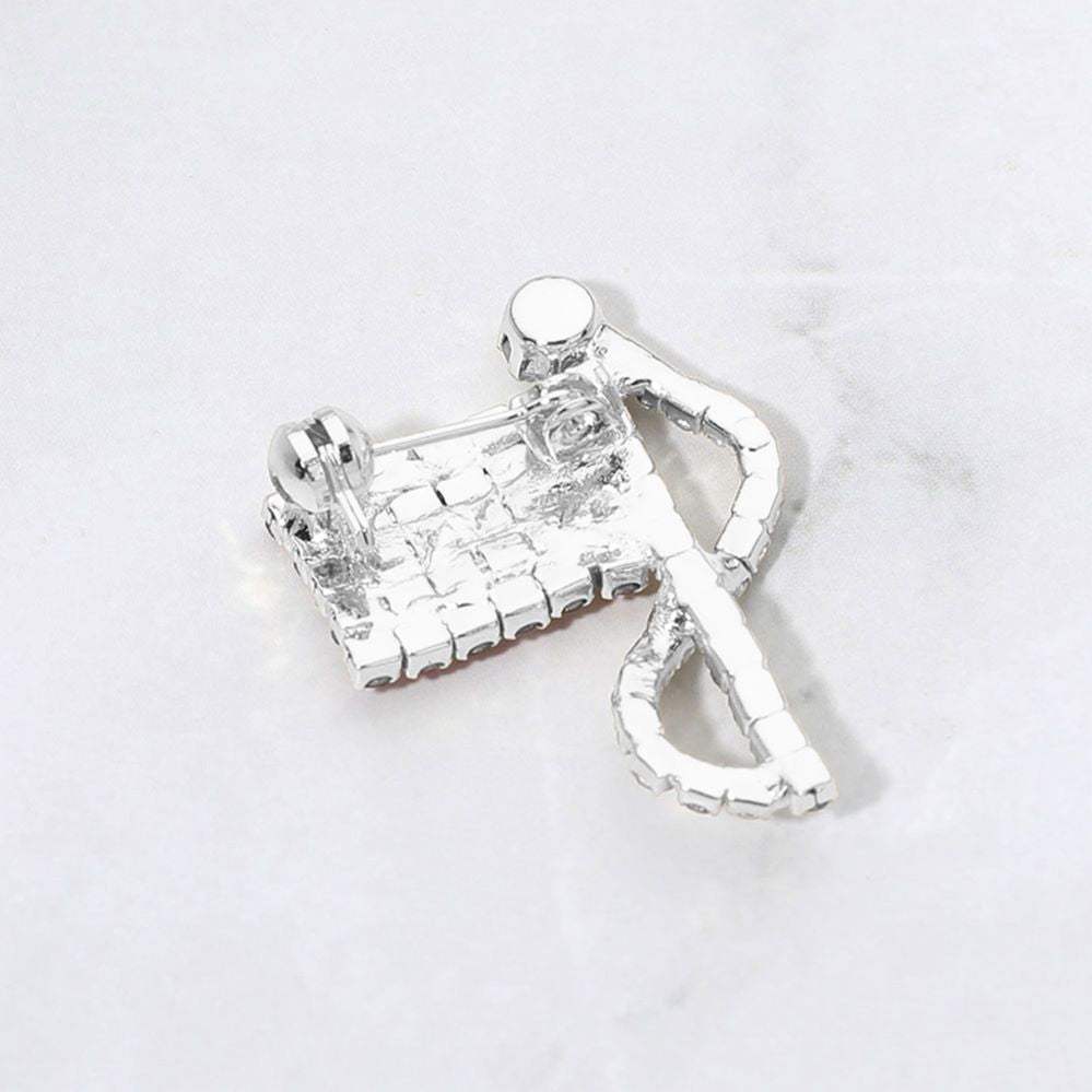 Rhinestone American USA Flag Pin Brooch - Madeline Love - Flyclothing LLC
