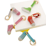 Rhinestone Pave Sneaker Bag Charm - Madeline Love - Flyclothing LLC