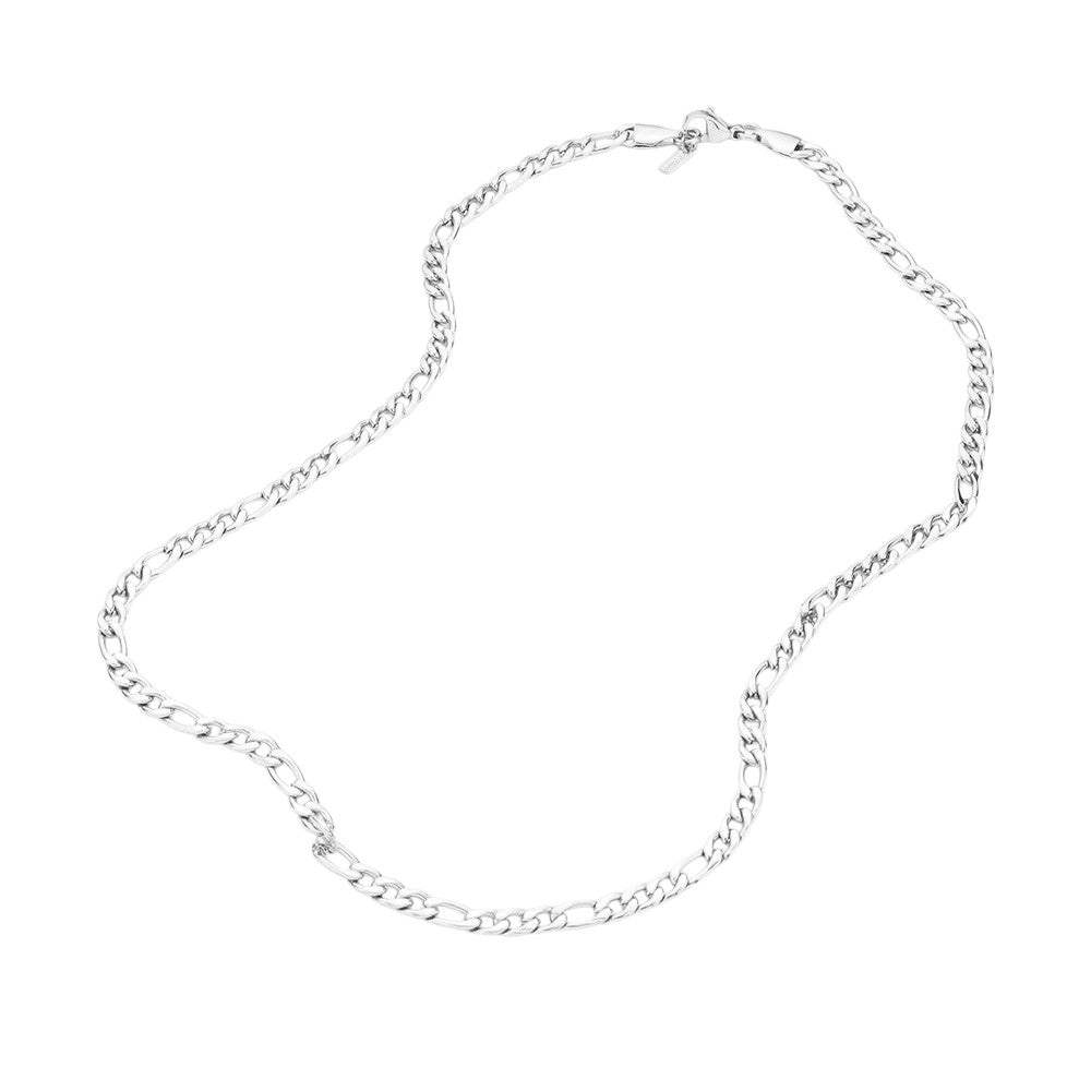 16 INCH, 4mm Stainless Steel Figaro Chain Necklace - Madeline Love - Flyclothing LLC