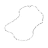 16 INCH, 4mm Stainless Steel Figaro Chain Necklace - Madeline Love - Flyclothing LLC