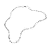 16 INCH, 5mm Stainless Steel Cuban Chain Necklace - Madeline Love - Flyclothing LLC