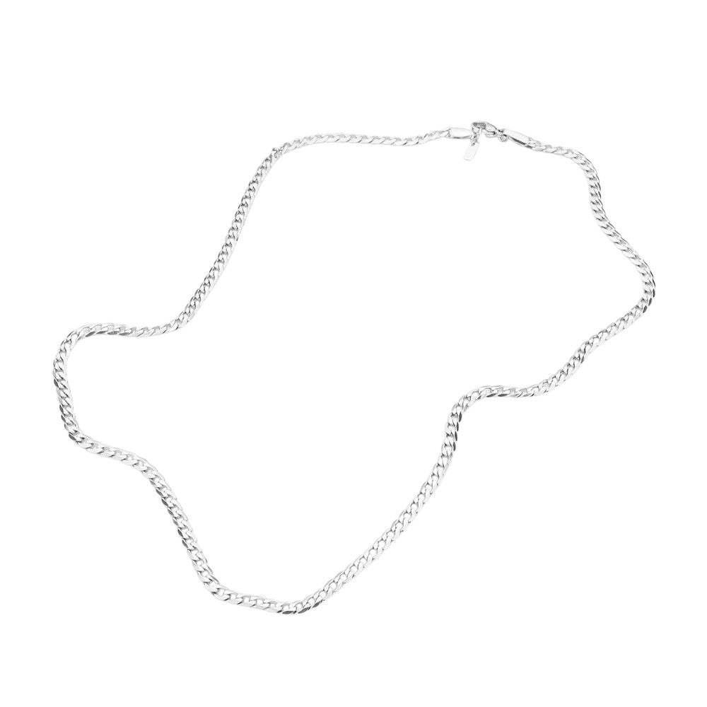 18 INCH, 4mm Stainless Steel Diamond Cut Cuban Chain Necklace - Madeline Love - Flyclothing LLC