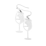Brass Metal Grape Champagne Dangle Earrings - Madeline Love - Flyclothing LLC