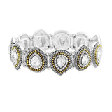Crystal Droplet Stretch Bracelet - Madeline Love - Flyclothing LLC