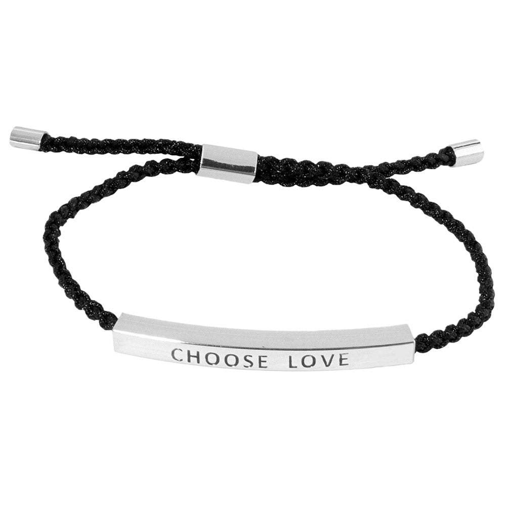 Gold Dipped Bar Pointed Rope Cinch Pull Tie Bracelet - Madeline Love - Flyclothing LLC