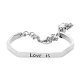 Love is Message Metal Tassel Bracelet - Madeline Love - Flyclothing LLC
