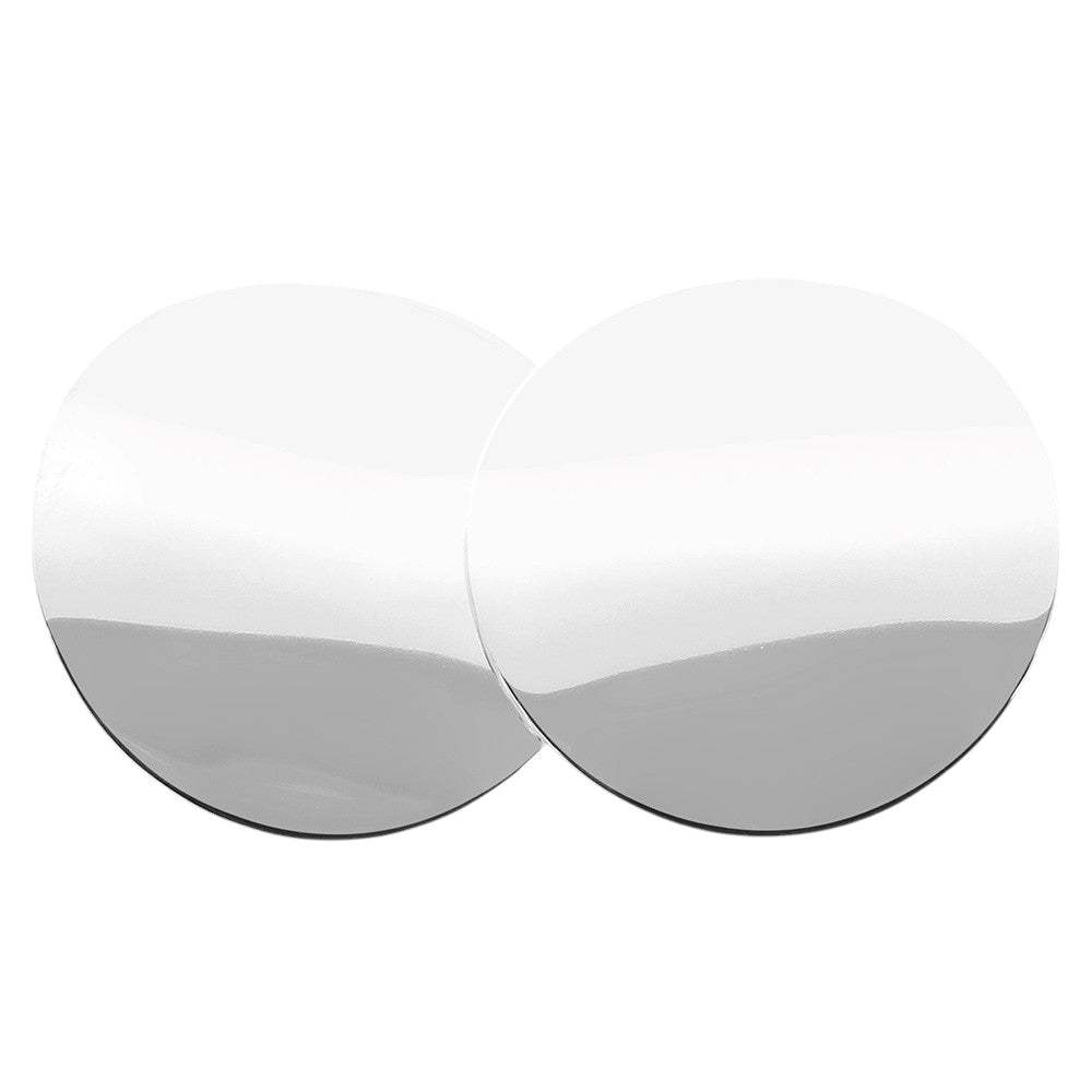 Stainless Steel Round Circle Domed Stud Earrings - Madeline Love - Flyclothing LLC