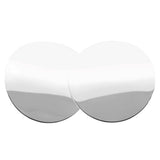 Stainless Steel Round Circle Domed Stud Earrings - Madeline Love - Flyclothing LLC