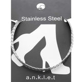 Stainless Steel Wheat Chain Anklet - Madeline Love - Flyclothing LLC