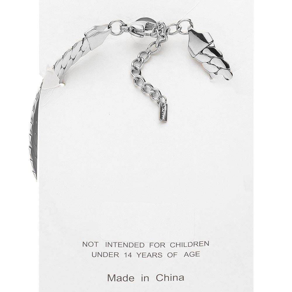 Stainless Steel Wheat Chain Anklet - Madeline Love - Flyclothing LLC