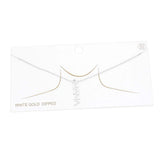 White Gold Dipped Mama Metal Message Pendant Necklace - Madeline Love - Flyclothing LLC