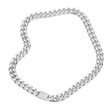 Stainless Steel CZ Metal Chain Link Necklace - Madeline Love - Flyclothing LLC