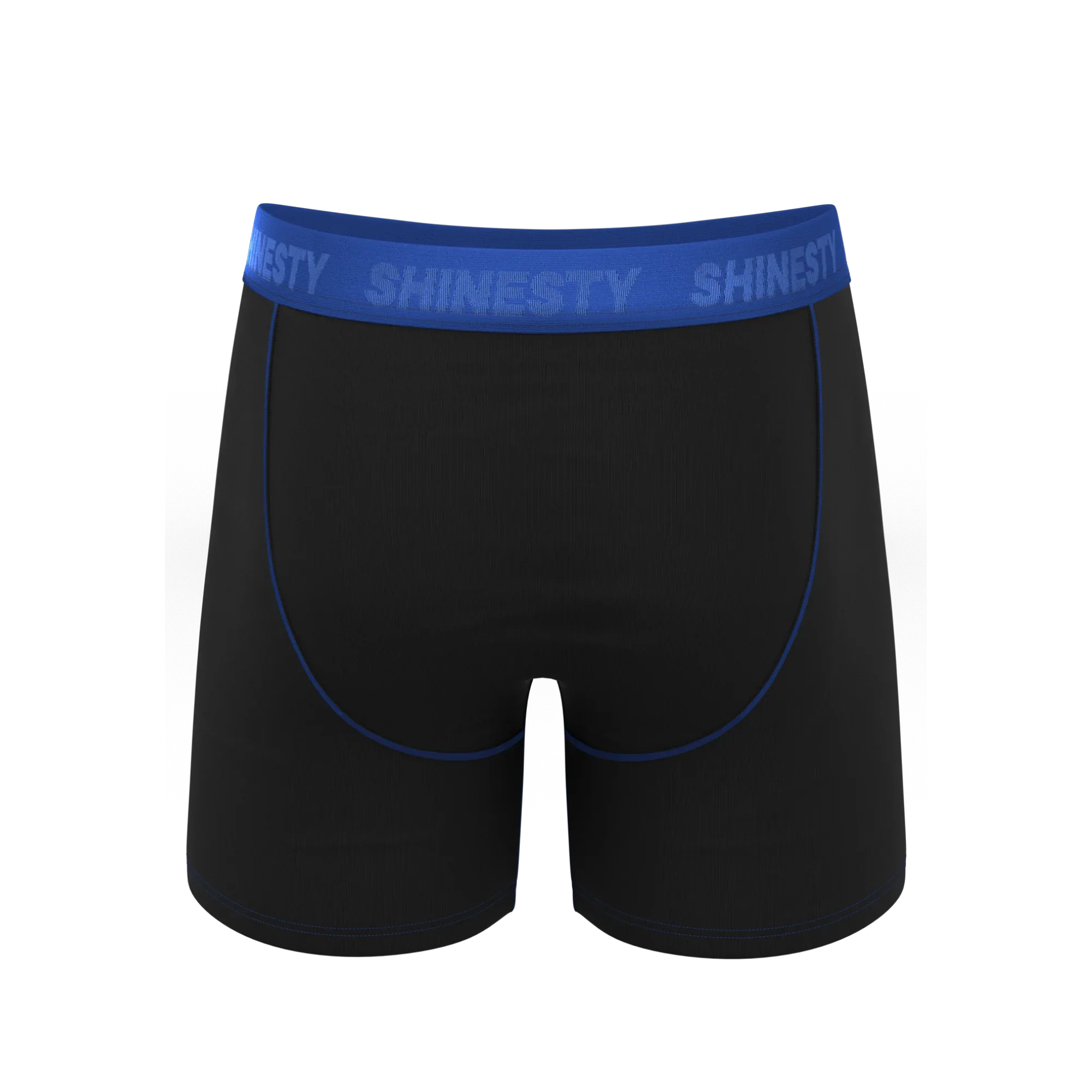 The Rhythm & Blues | Black and Blue Ball Hammock® Pouch Underwear With Fly - Shinesty - Flyclothing LLC