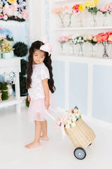 Ribbons & Roses Ruffle Pocket Tee - Mila & Rose ® - Flyclothing LLC