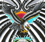 Black Market Art Company Eagle Print