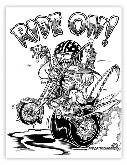 Black Market Art Company Ride On Print - Black Market Art Company - Flyclothing LLC