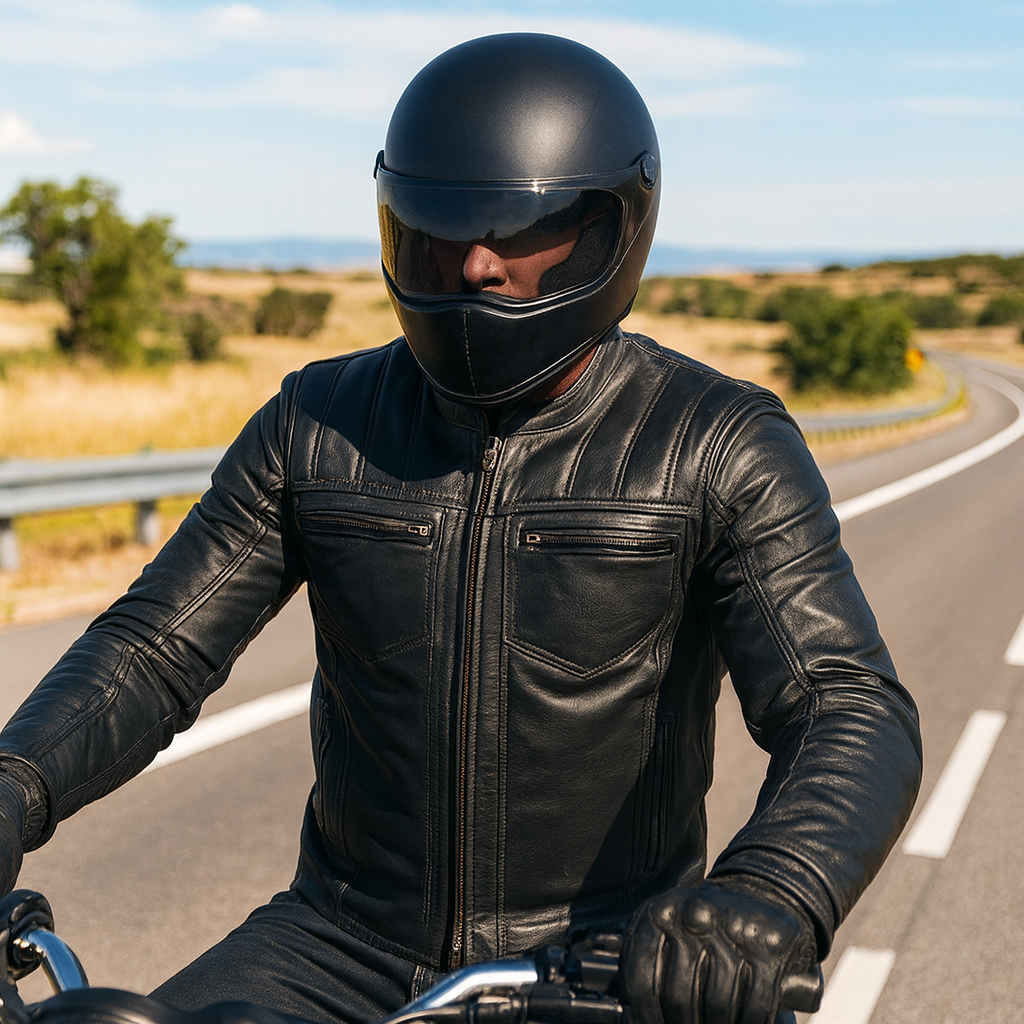 Thunderhead - Men's Ultra Leather Motorcycle Jacket - Unik Just for Bikers - Flyclothing LLC